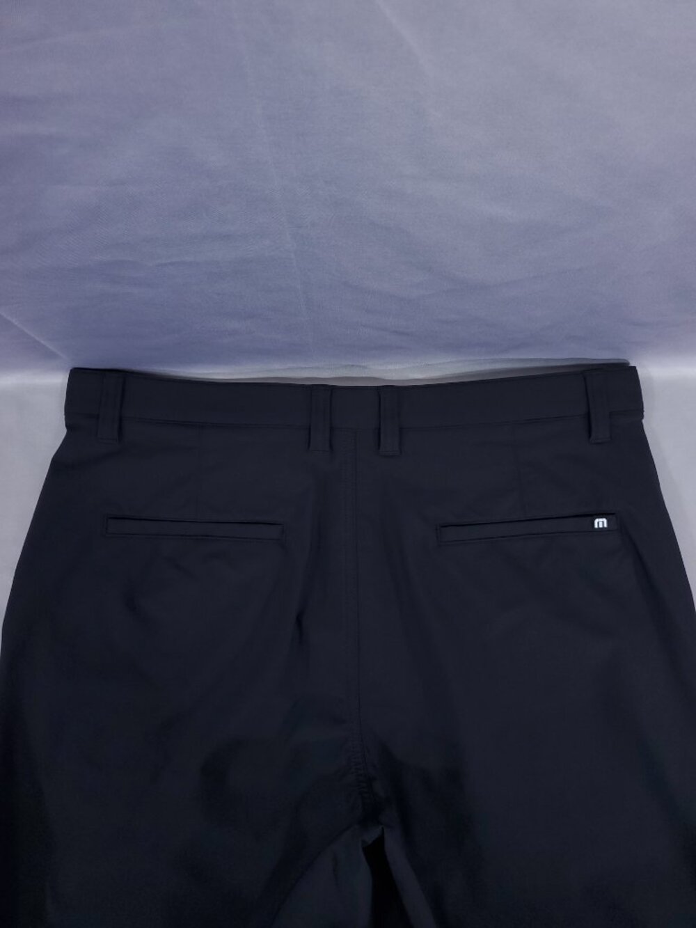 TravisMathew Hero Hour Golf Shorts Mens 34 Black Performance Athletic 8" Inseam - Picture 5 of 15